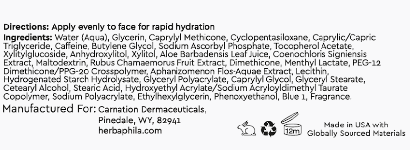 Herba Phila Extreme Hydration Gel Cream